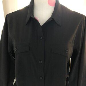 Eddie Bauer Departure 2.0 Classic Fit Casual Lg Sleeve Shirt UPF 50+ Navy Sz M